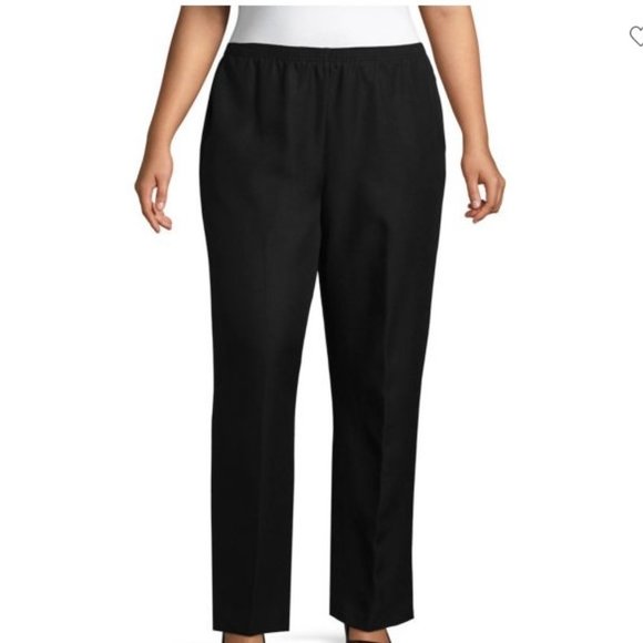 Alfred Dunner Pants - NWT Alfred Dunner Black Pull On Pants